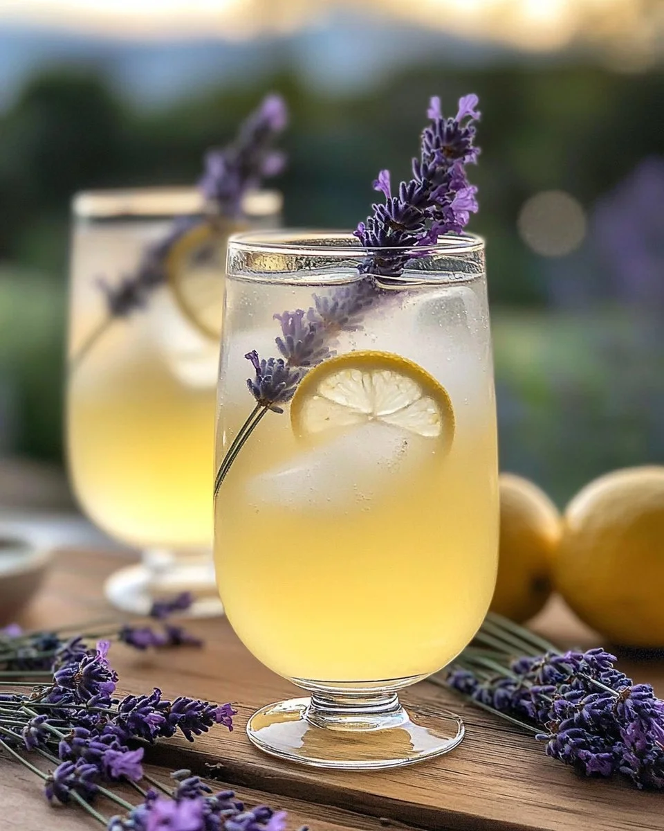 Lavender Lemon Honey Sparkler