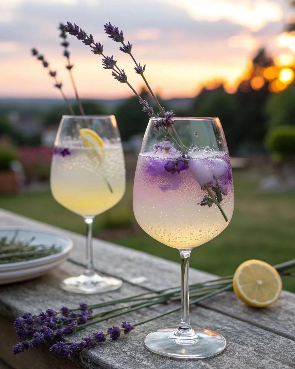 Lavender Lemon Honey Sparkler