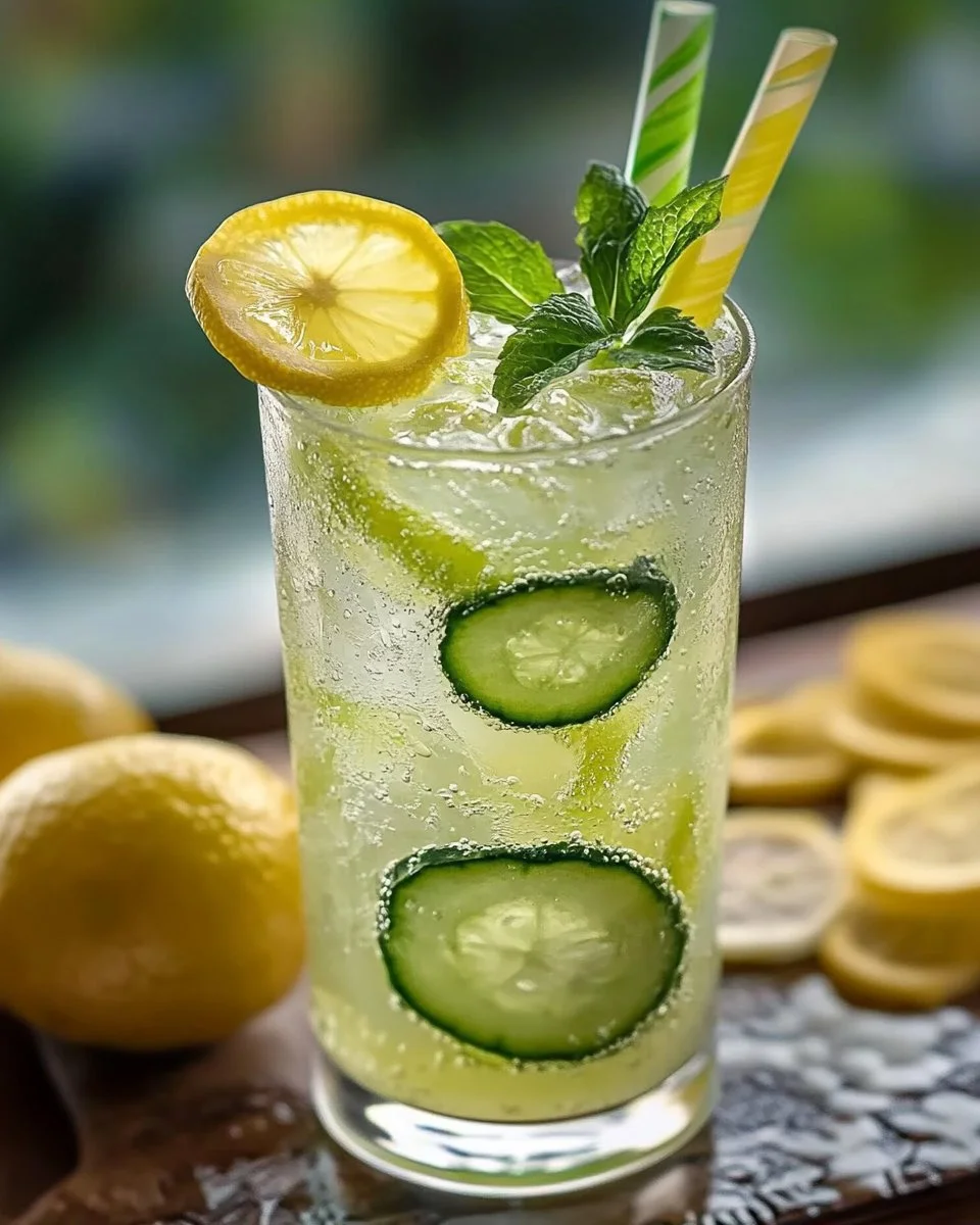 Lemon-Verbena Cucumber Cooler