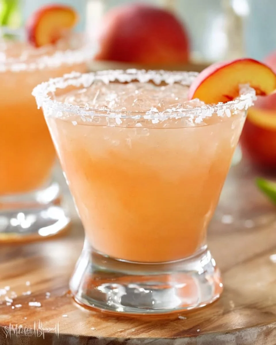 Delicious peach treat designed for slow sunny moments with a vibrant aesthetic.