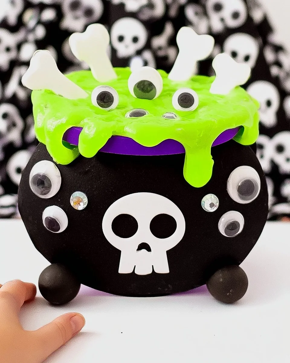 Paper Plate Witches Brew Craft for Kids with Free PDF Template