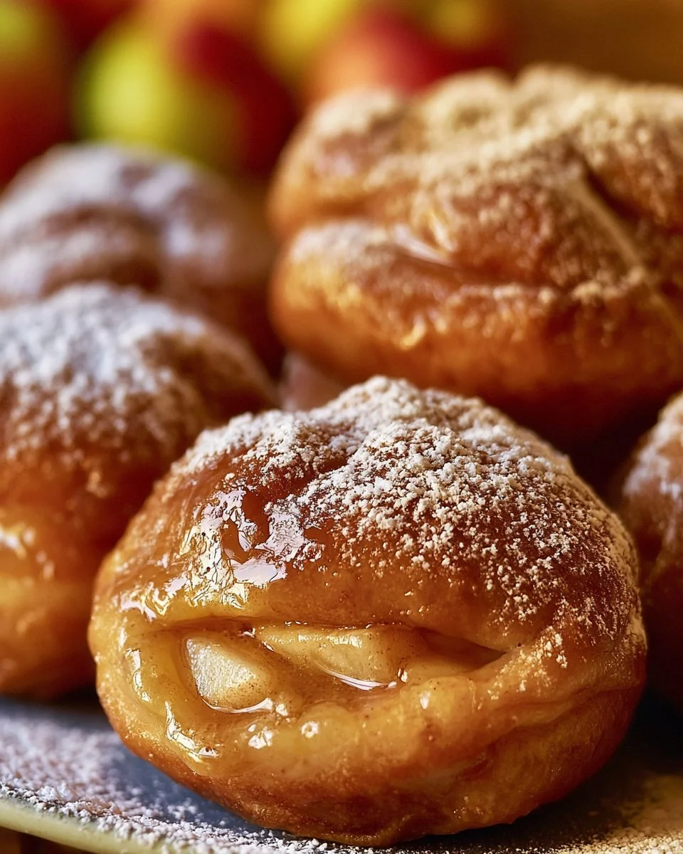 Delicious apple pie bombs filled with sweet apple filling and flaky pastry.