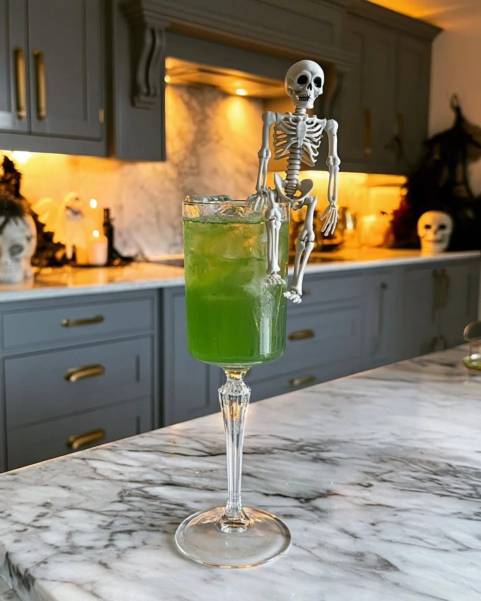 Monster Mash Cocktail Halloween drink recipe by Styled By Daisies