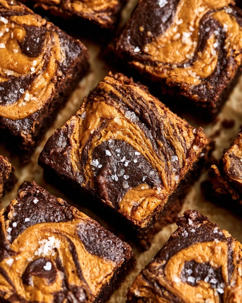 Delicious homemade pumpkin brownies topped with chocolate frosting.