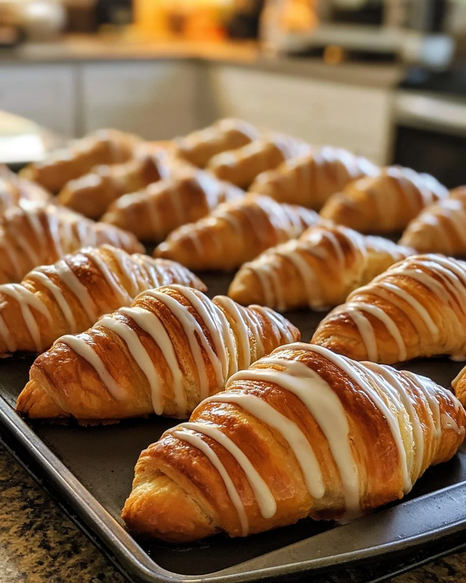 Pumpkin Pie Crescents on a plate, showcasing flaky pastry filled with pumpkin spice.