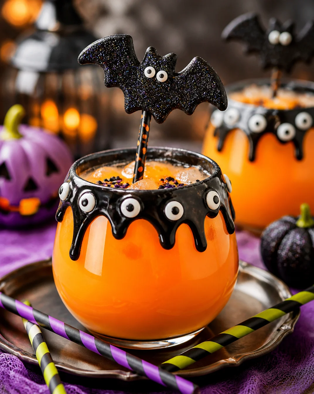 Delicious Sanderson Sisters Cocktail inspired by Hocus Pocus witches