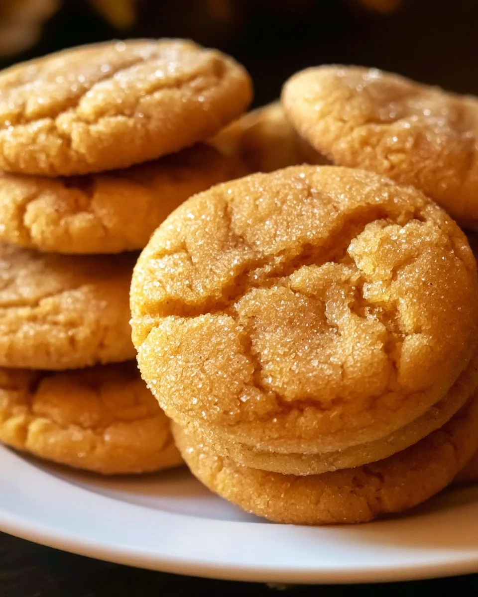 Soft batch pumpkin sugar cookies with spices, perfect for fall desserts