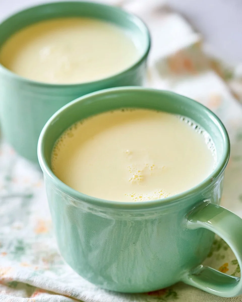 Delicious creamy white hot chocolate in a cup topped with whipped cream.