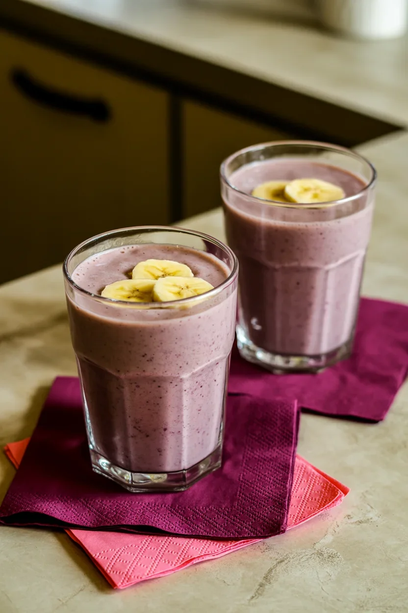 Berry-Banana Smoothie Surprise with Hidden Cauliflower
