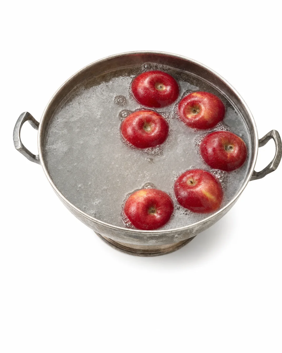 Bobbing for Apples Punch served in a festive bowl with apples and cinnamon sticks