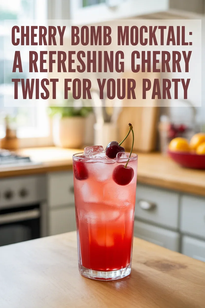 Cherry Bomb Mocktail