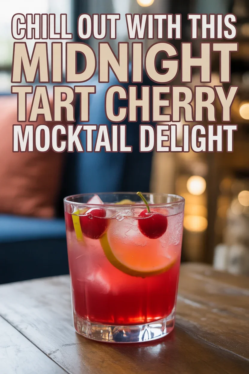 Midnight Tart Cherry Mocktail