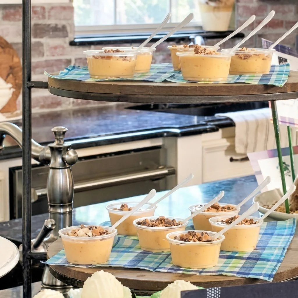 Delicious Chocolate Mint Pudding Shots in decorative glasses