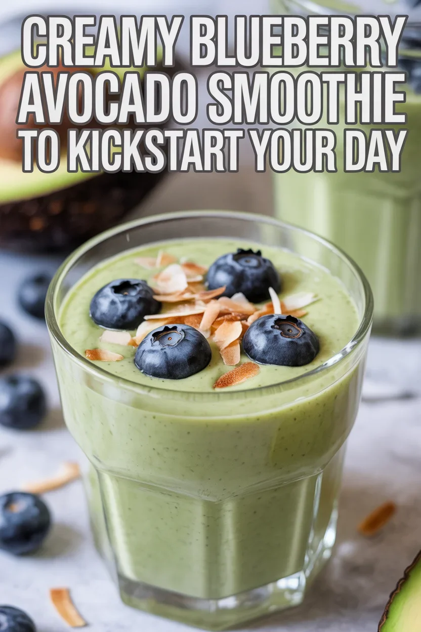 Blueberry & Avocado Smoothie