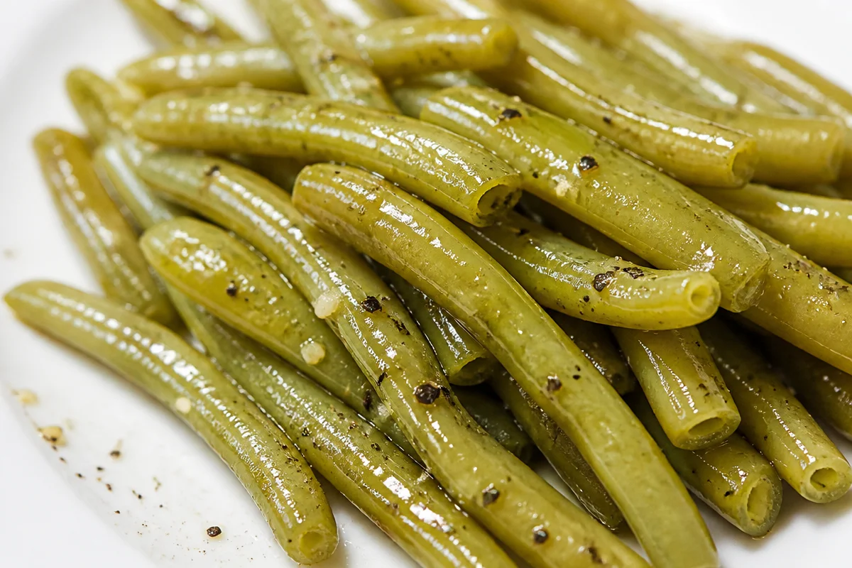 Delicious healthy green beans cooked in a Crock-Pot