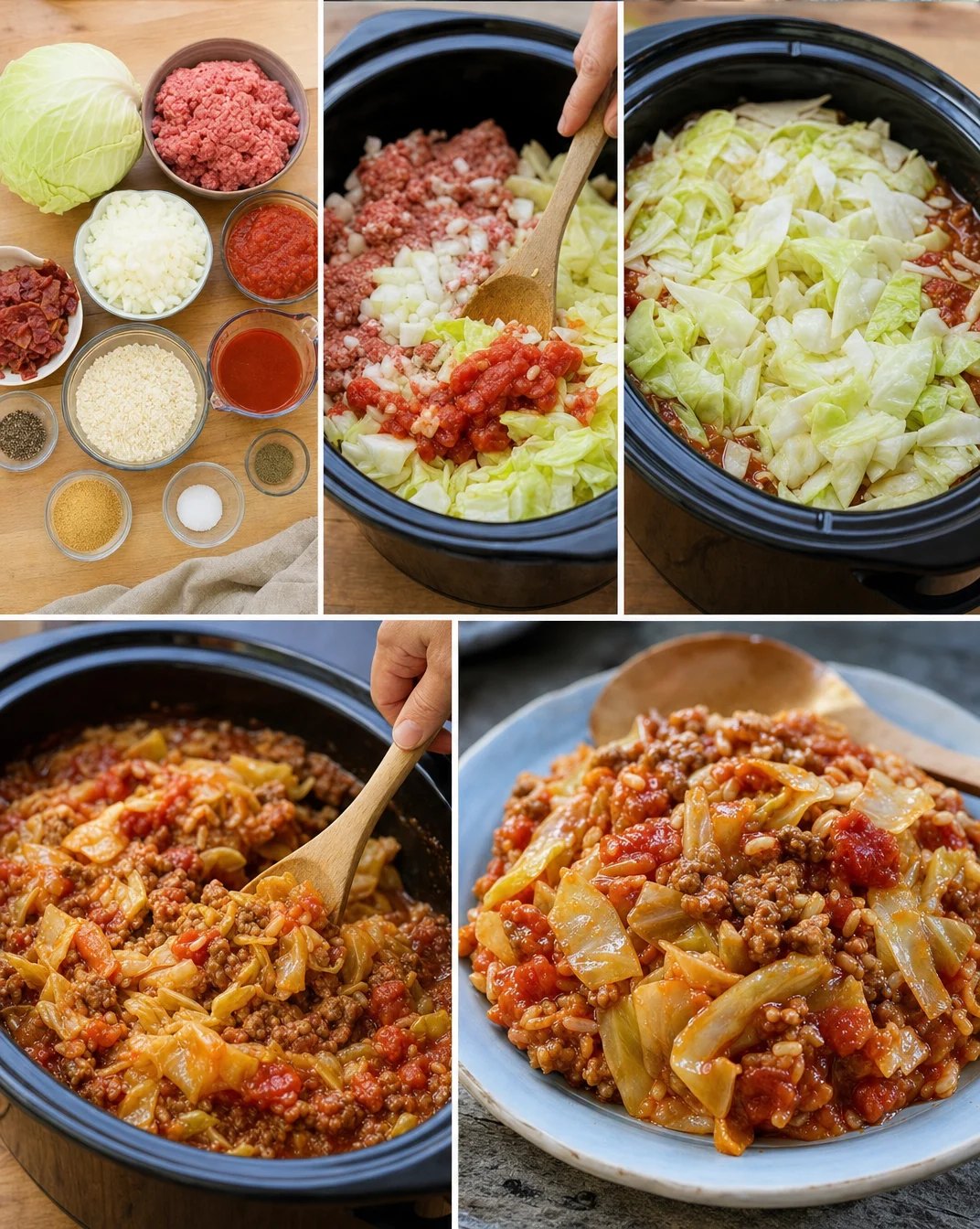 Crockpot Cabbage Roll Casserole: Easy Comfort Food with Turkey Bacon