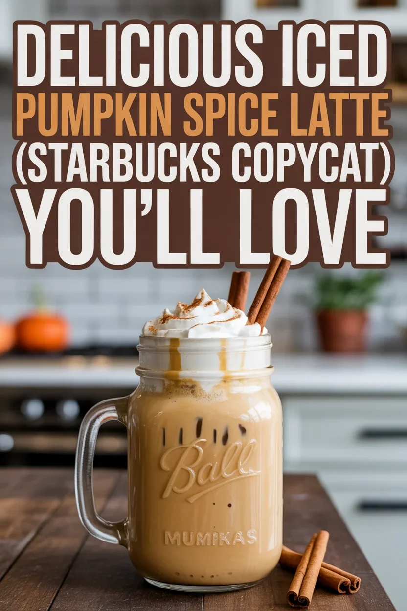 Delicious Iced Pumpkin Spice Latte (Starbucks Copycat) You’ll Love
