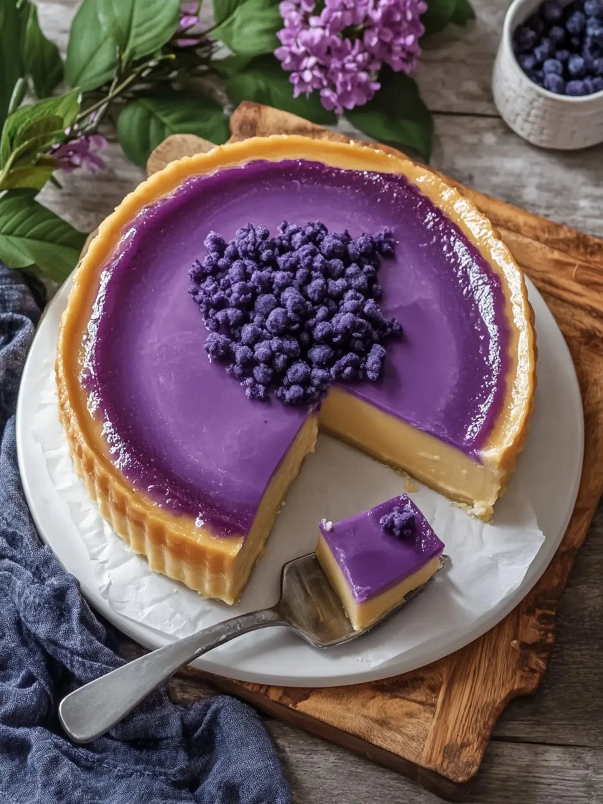 Delicious Ube Biko Flan: A Creamy, Colorful Delight