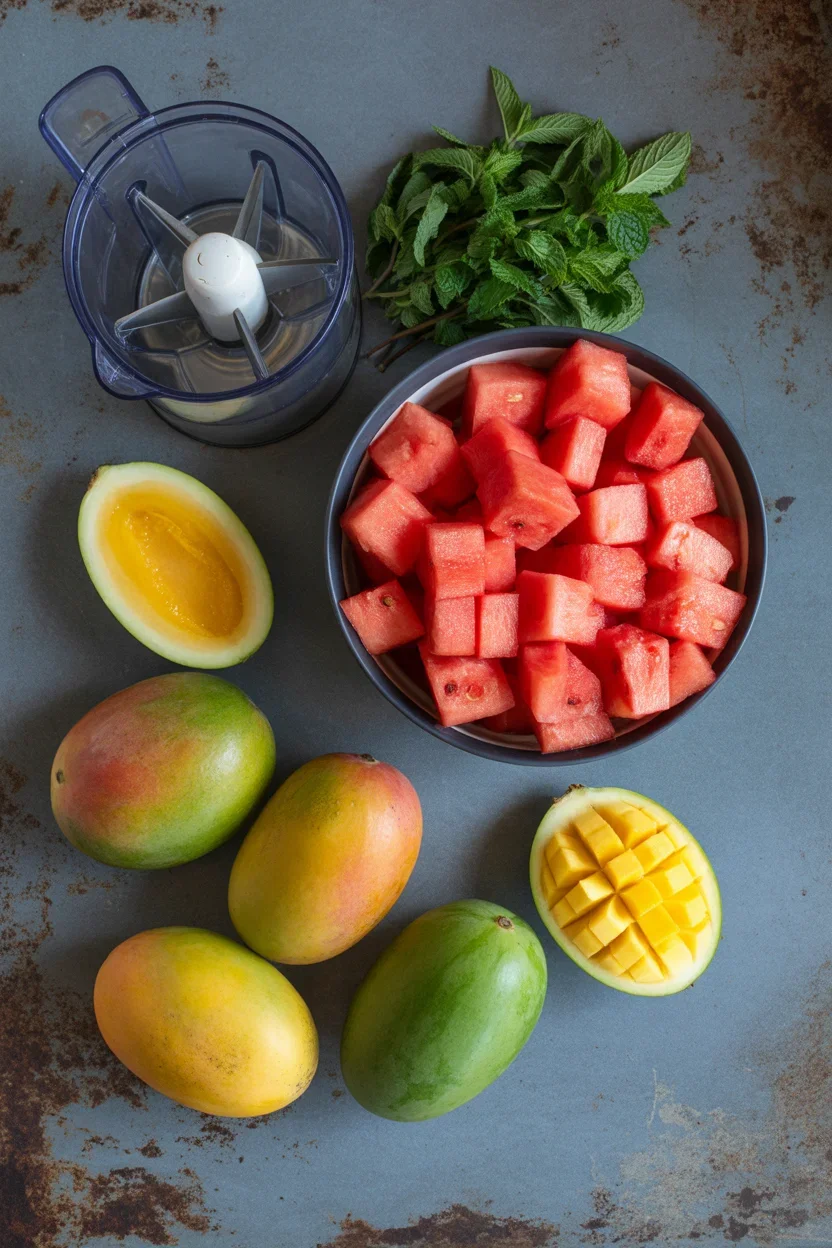 Deliciously Refreshing Watermelon-Mango Smoothie You’ll Love