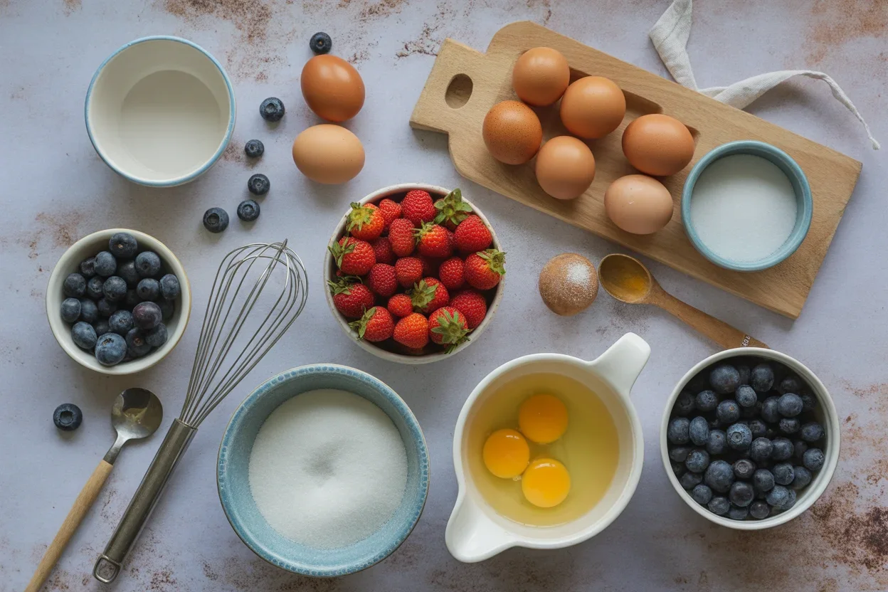 Double Stacked Berry Pavlova Cake Recipe