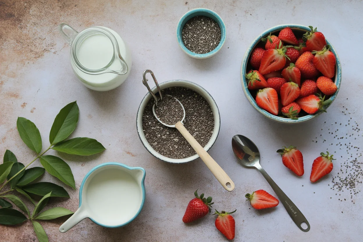 Easy Coconut Chia Pudding Recipe (Coconut Raffaello)