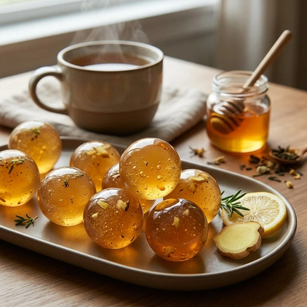 Flu and cold tea bombs for natural wellness and immune support