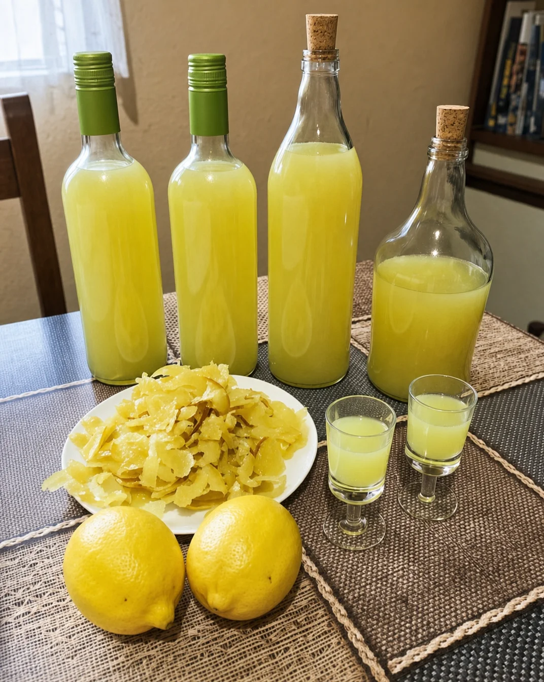 A refreshing glass of ginger water garnished with fresh ginger slices and lemon.