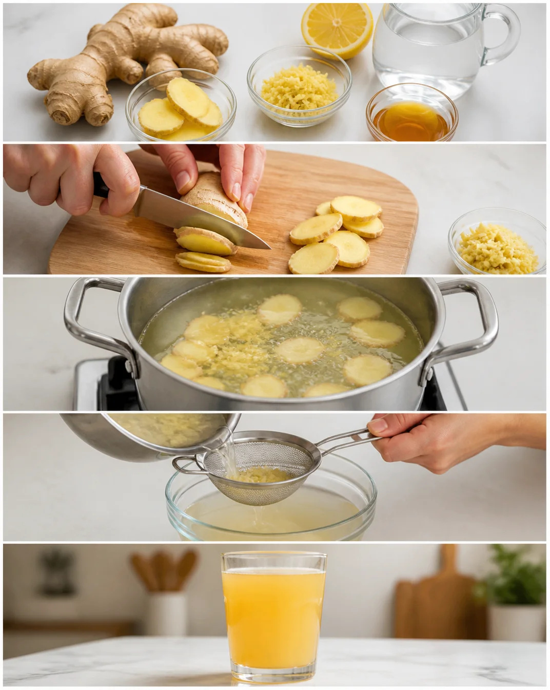 WOW😲..It really worked ❤️...Ginger water: the healthiest drink to remove all the fat in the abdomen, neck, arms, back and thighs! To keep getting my recipes, you just have to say..."Thank you!"