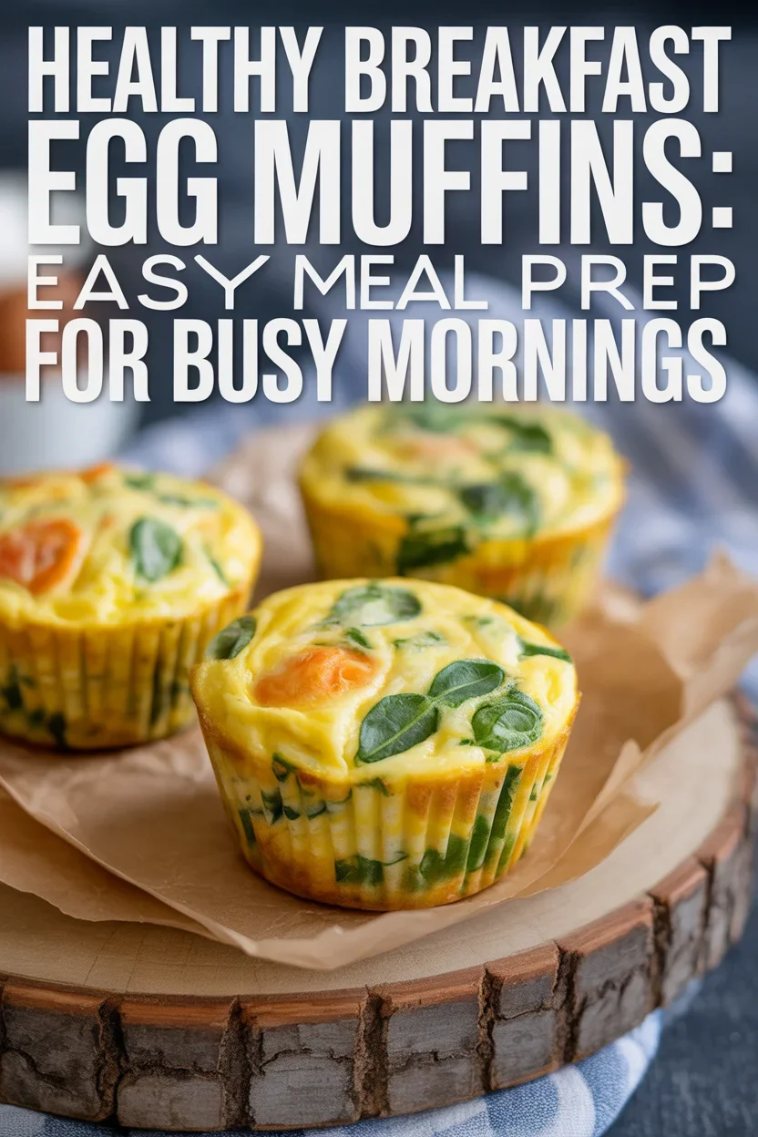 Egg muffins, healthy breakfast, breakfast meal prep