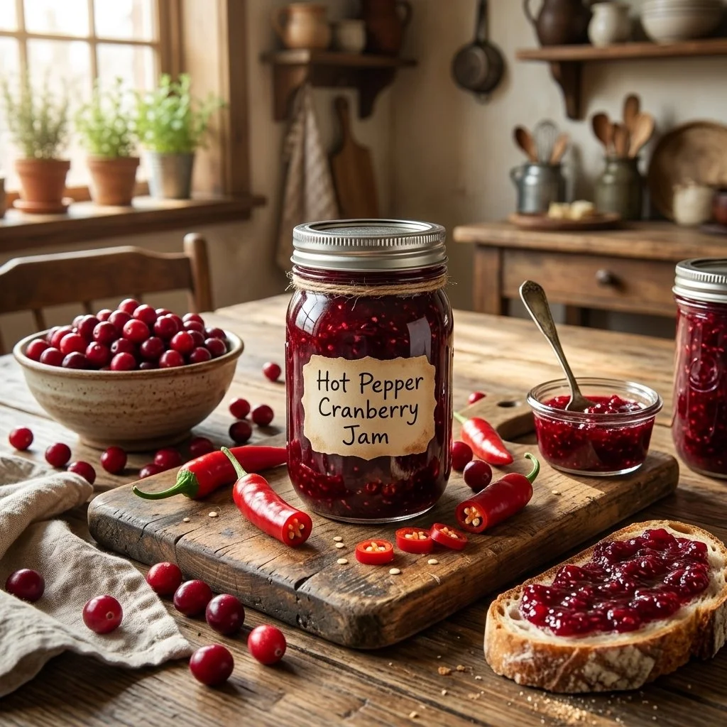 Hot Pepper Cranberry Jam – Best Bold Flavor Spread - recipe maestro