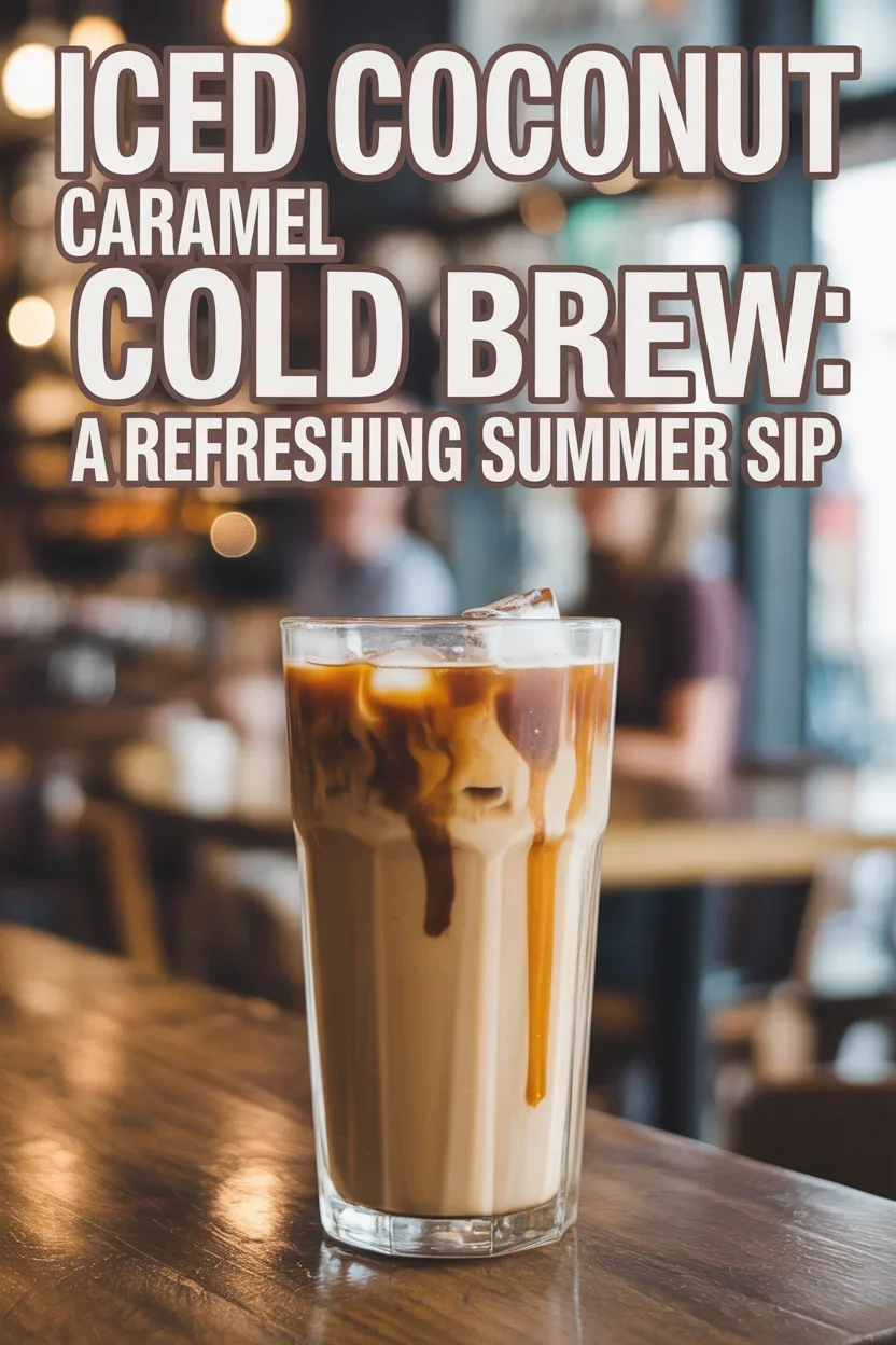 Iced Coconut Caramel Cold Brew