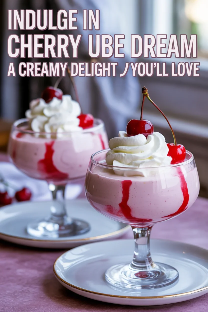 Indulge in Cherry Ube Dream — A Creamy Delight You’ll Love