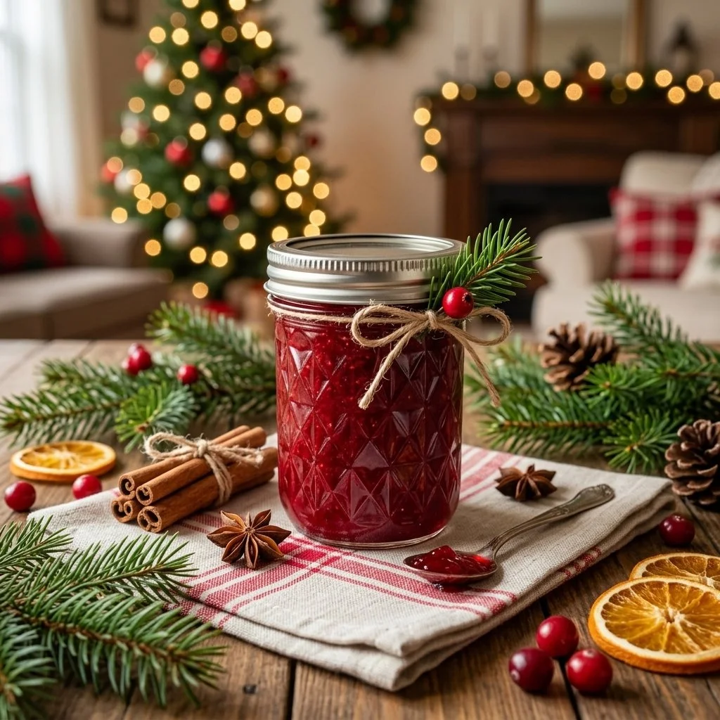 Merry Christmas Jam recipe for holiday gifting and celebration
