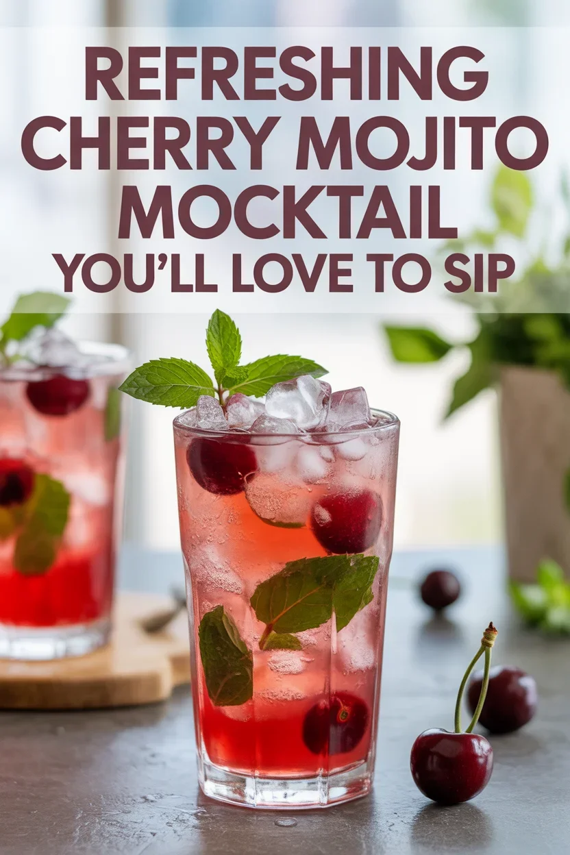 Refreshing Cherry Mojito Mocktail You’ll Love to Sip