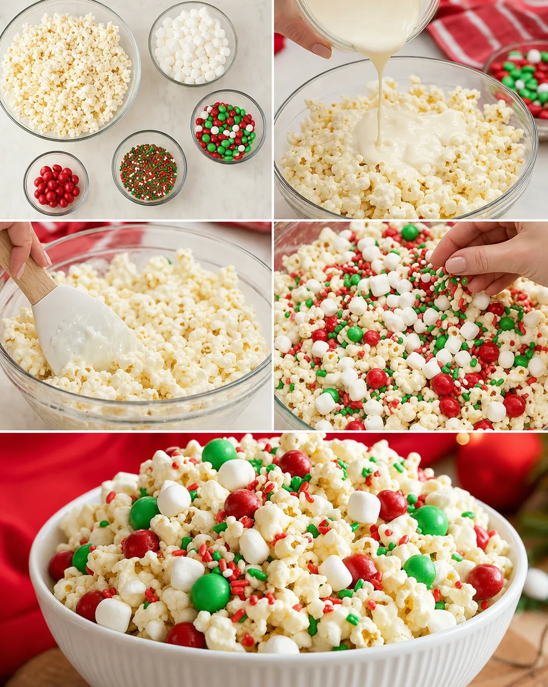 Santa Crunch Popcorn - Two Sisters