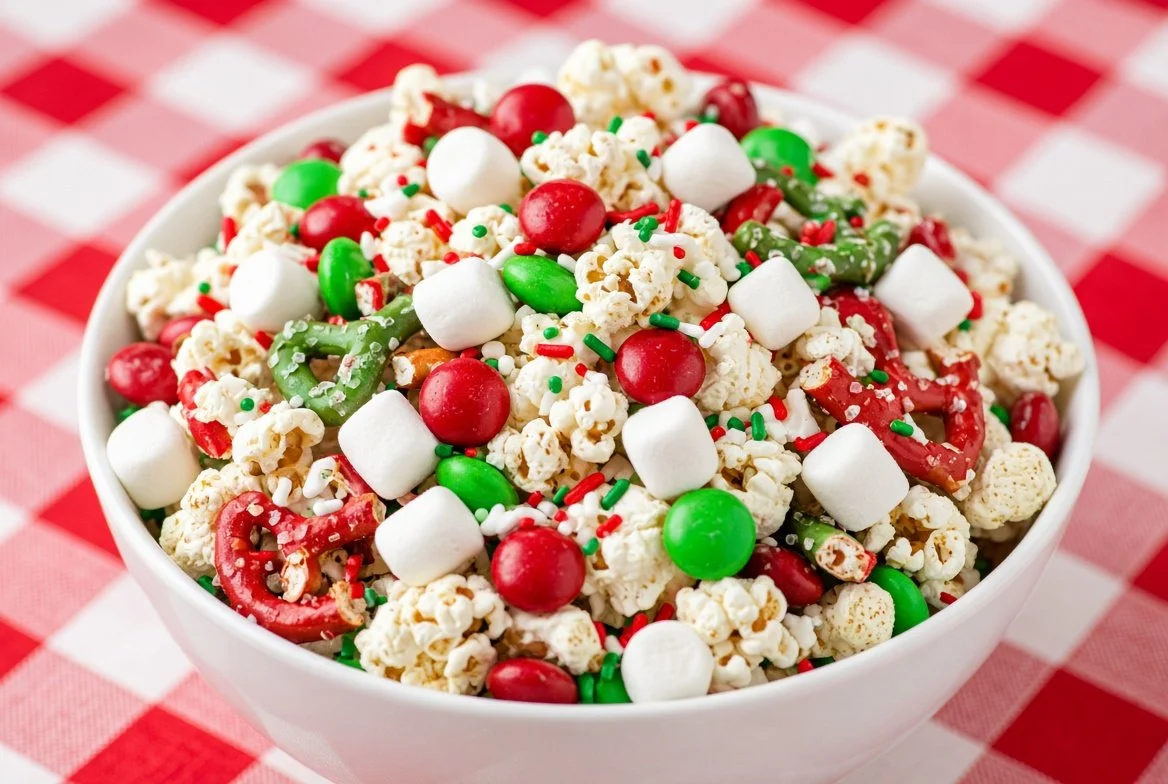 Santa Crunch Popcorn - Two Sisters