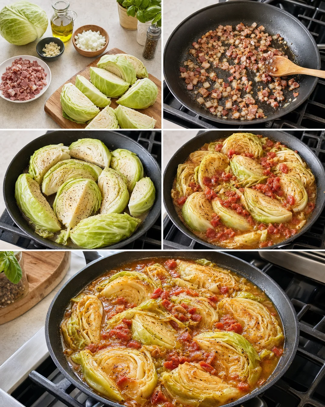 Sela Viral Melting Cabbage: Easy Comfort Food with Turkey Bacon