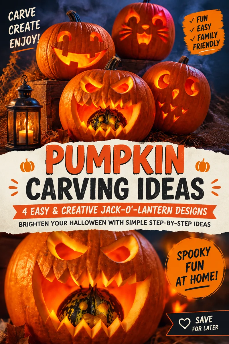 Spooktacular Pumpkin Carvings Ideas You’ll Want to Try!