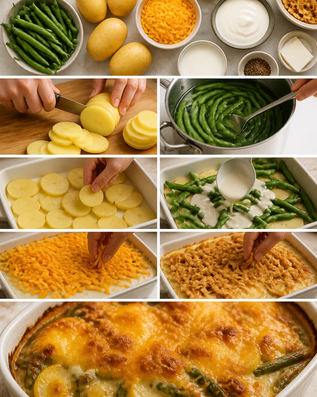 The Ultimate Green Bean Casserole with Potatoes