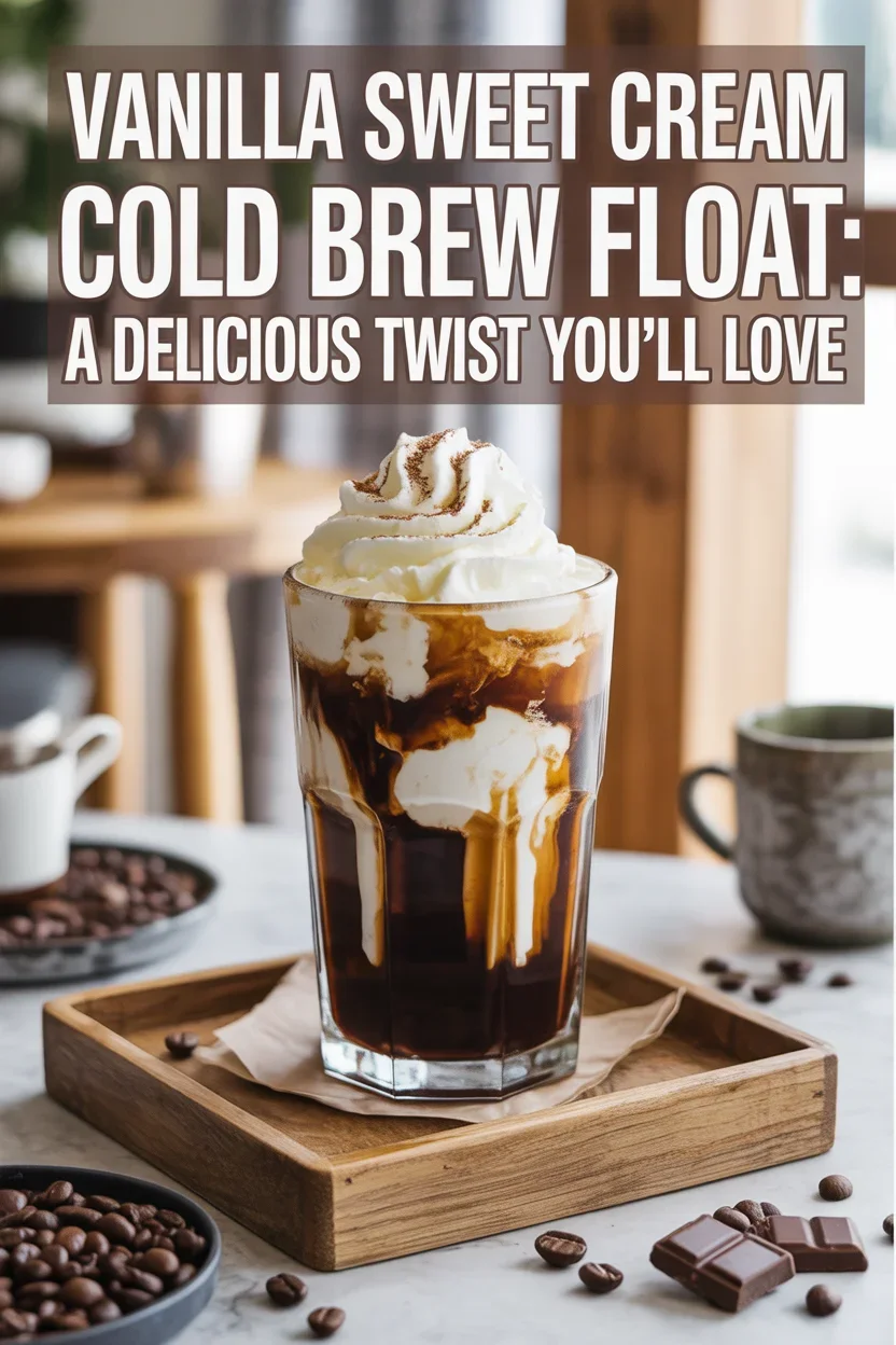 Vanilla Sweet Cream Cold Brew Float: A Delicious Twist You’ll Love