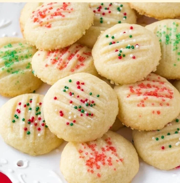 Whipped Shortbread Cookies